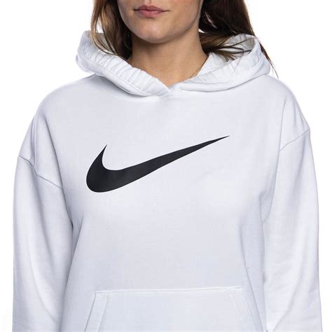 Women Sweatshirt Nike W NSW Swoosh Hoodie FT white | Bludshop.com