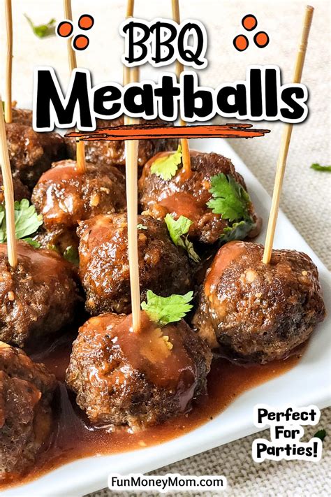 Easy BBQ Meatballs Recipe - Fun Money Mom