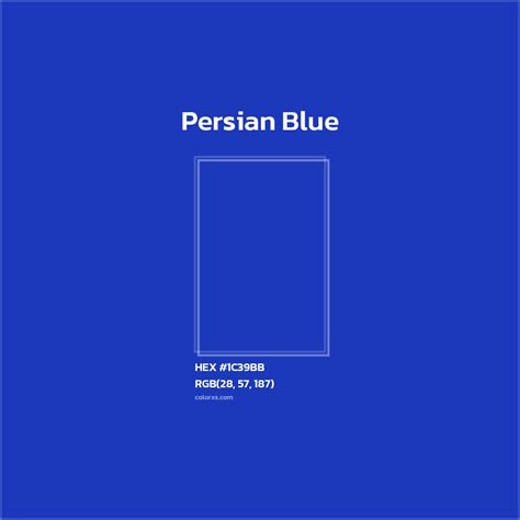 About Persian Blue - Color codes and meaning | Matching colors and ...