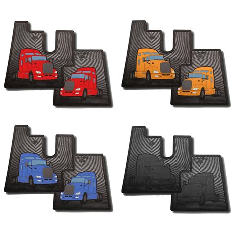 Kenworth T600 T660 Rubber Floor Mats - Raney's Truck Parts