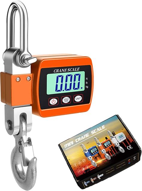 Digital Crane Scale, 500 kg 1100 lbs Electronic Hanging Scale ...