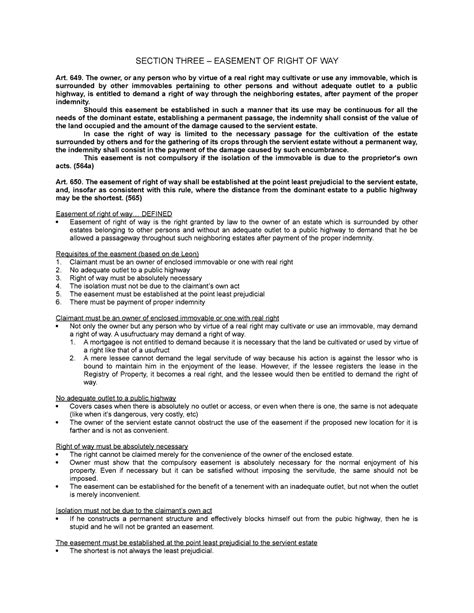 Property Right Of Way Laws