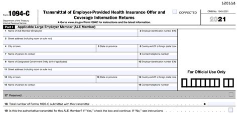 How To Fill Out A 1095 C Form - Printable Forms Free Online