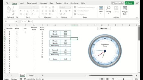 How to Add a Clock in Excel 的图像结果