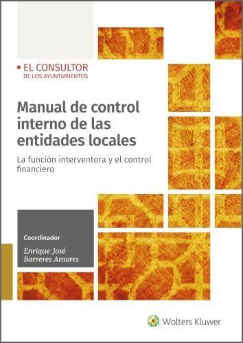 Amazon.in: Buy Manual De control interno De La entidades locales Book ...