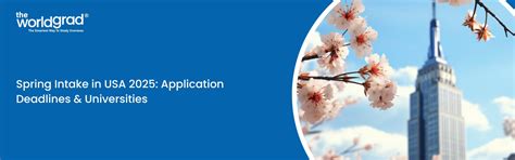 Spring Intake in USA 2025