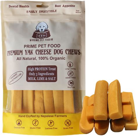 Amazon.com : Prime Pet Food Yak Cheese Himalayan Dog Chews(Pack of 8 ...