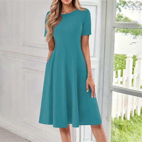 CHCNHAC Summer Dresses For Women 2025 Gradient Print Dressy Casual ...