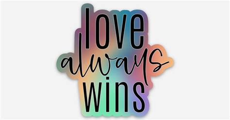 lovealwayswins sticker by Mary Fast | Die cut stickers | Sticker Mule India