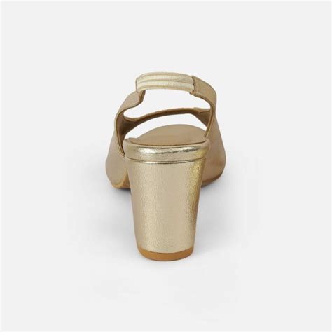 Buy Mochi Women Gold Party Sandals Online | SKU: 40-424-15-36 – Mochi Shoes