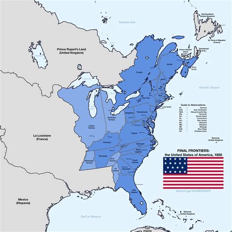 The United States, 1800 (Final Frontiers) : r/AlternateHistory