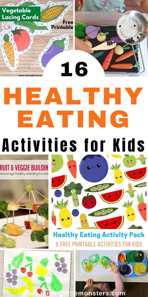 healthy eating kids activities