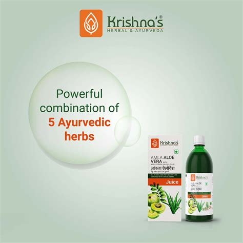 Buy KRISHNA'S AMLA ALOE VERA WHEAT-GRASS, HALDI & TULSI JUICE - 1 LITRE ...
