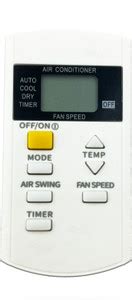Techleo Air Conditioner Remote Compatible with Panasonic Split AC ...