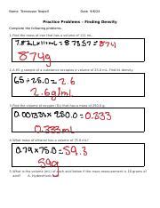 Finding Density Problems Examples 的图像结果
