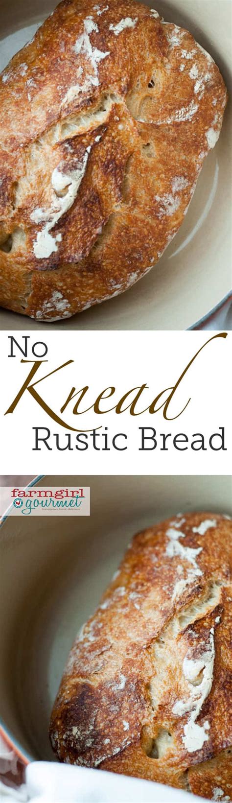 No-Knead-Rustic-Bread – Farmgirl Gourmet