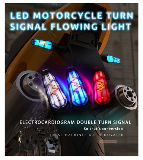 Motorcycle DRL Turn Signal Light Motorbike Led Indicator Daytime Runni ...