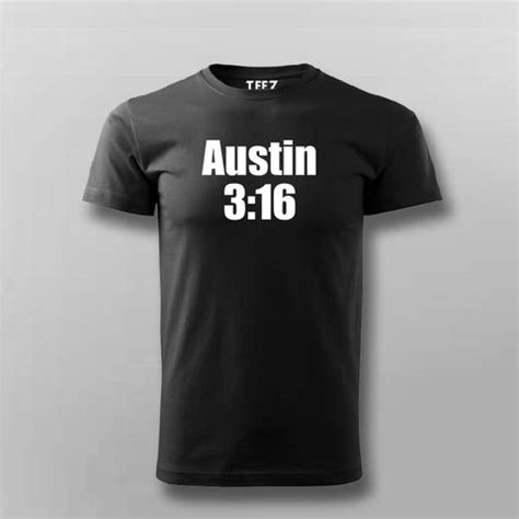 Austin 3:16 Men's Tee - Bold and Iconic Wear by Teez - TEEZ.in
