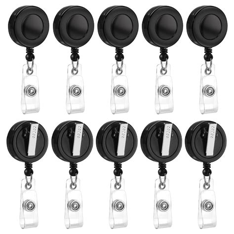 Snapklik.com : 50 Pack Badge Reels Retractable
