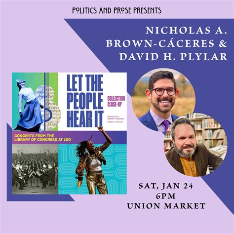 Nicholas A. Brown-Cáceres & David H. Plylar — Let the People Hear It ...