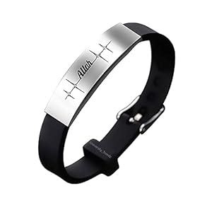 Buy University Trendz Men's Islamic Allah Name Engraved Stainless Steel ...