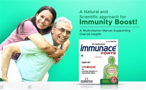 Immunace Forte – With Vitamin D3 400 IU, Lycopene, L-Carnitine ...