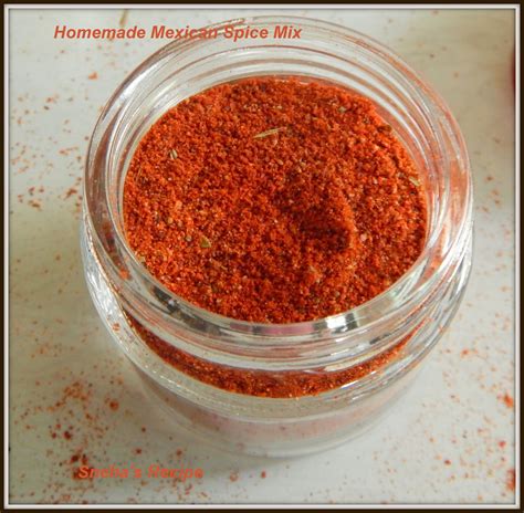Homemade Mexican Spice Mix - Sneha's Recipe