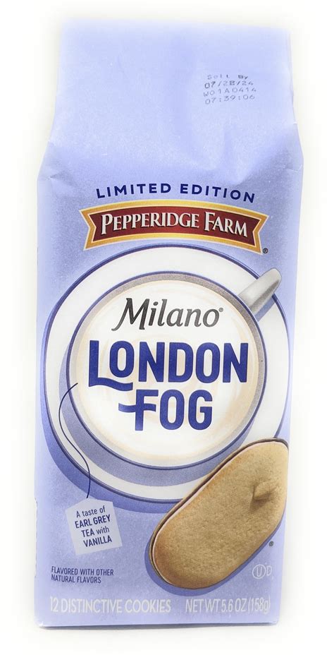 Pepperidge Farm Milano London Fog Cookies, Earl Grey Tea, Vanilla, Milk ...