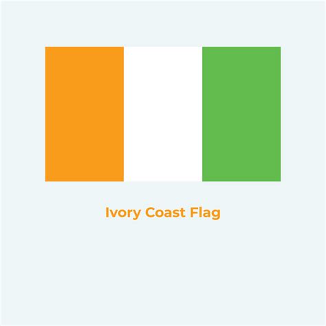 The Ivory Coast Flag 29171046 Vector Art at Vecteezy