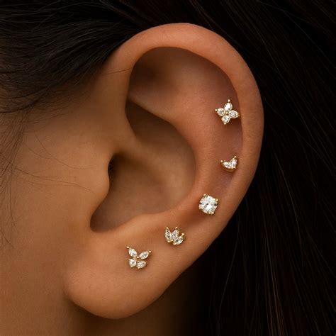 Dainty Studs (set of 5) – ANANTA JUELS