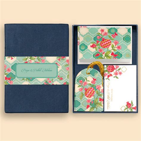 Anaar-Amber / Turquoise - Mini Box | Studio PSD