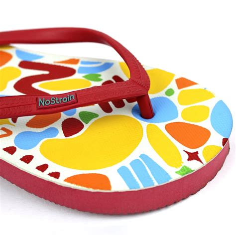 TwistedGeo Red Flip-Flops Women