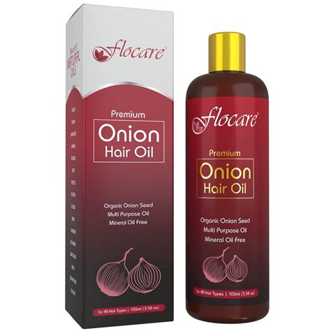 Buy Flocare Onion Hair Oil for Strong Healthy Hair With Pure Argan oil ...