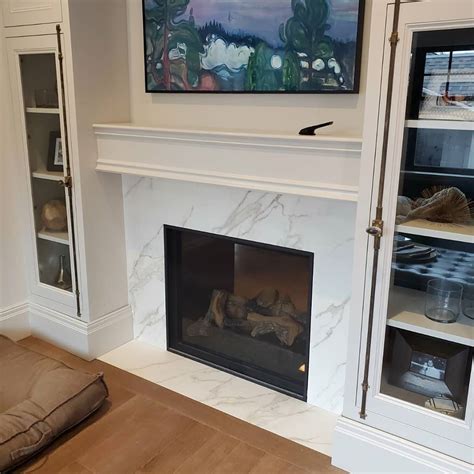 Fireplace: Calacatta Sintered Stone - Marble Trend | Marble, Granite ...