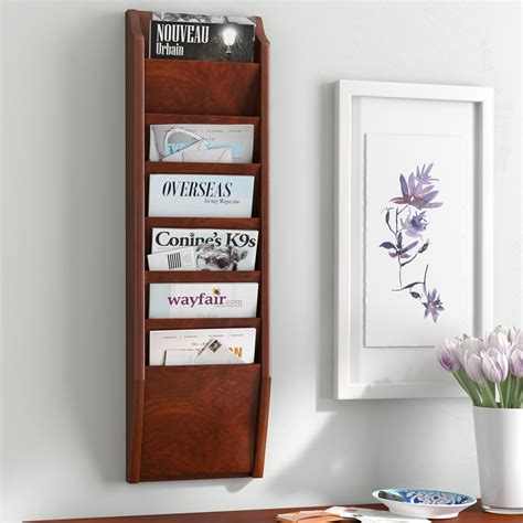 Wall Mounted Magazine Rack | Foter