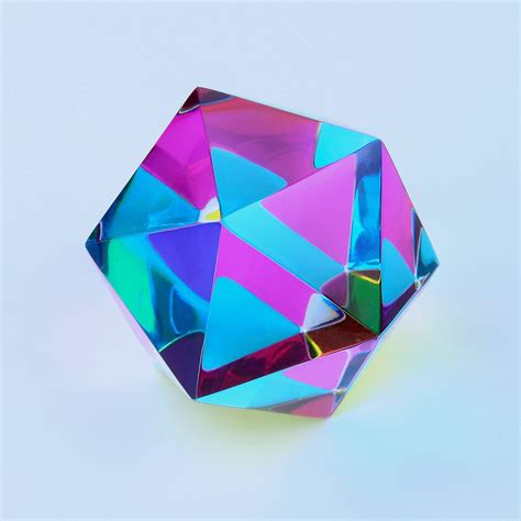 Buy CMY CubesThe Motus (30mm) - Cyan, Magenta & Yellow Polyhedron ...