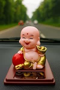 Buy Linnet Solar Powered Laughing Buddha 2.5 Inch | Lucky Charm ...