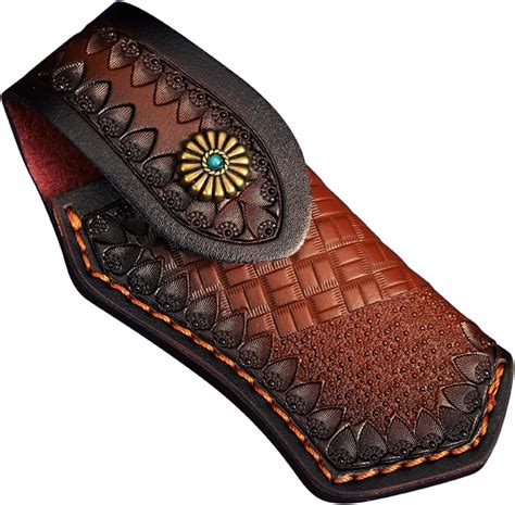 money7 Leathers Sheath Folding Knife Pouches Leathers Knife Holsters Folding Knife Sheath Great ...