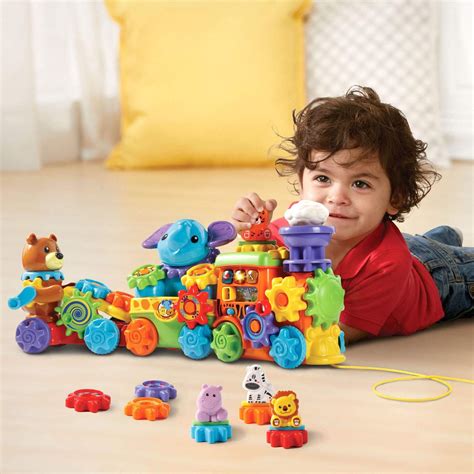 Vtech Gearzooz Roll & Roar Animal Train (Frustration Packaging) | Fun ...