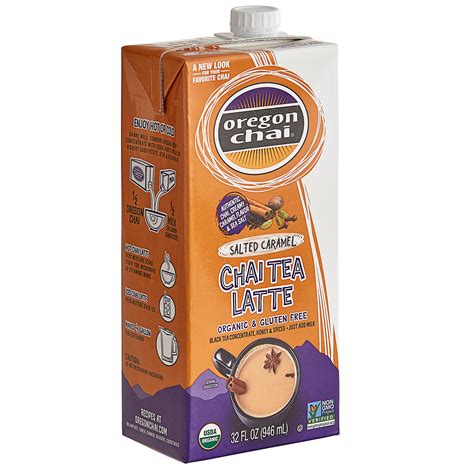 Oregon Chai 32 fl. oz. Organic Salted Caramel Chai Tea Latte 1:1 ...