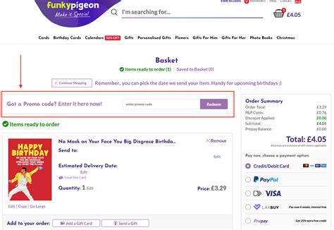 Image result for Funky Pigeon Discount Code