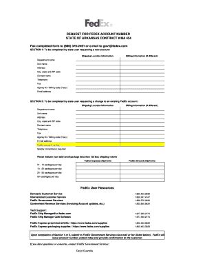 Fillable Online state ar State of AR Account Request Form - state ar ...