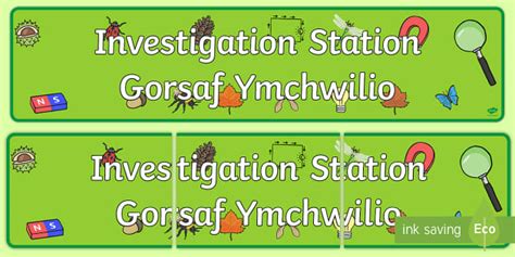 Investigation Station Display Banner - English/Welsh - CfW