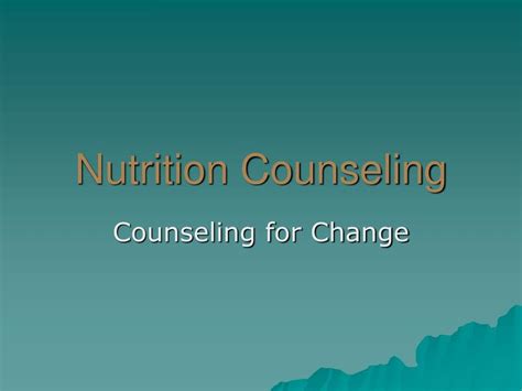 who can bill for nutrition counseling