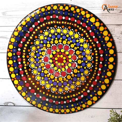 Buy Colorful Mandala Acrylic Wall Art Piece – ClassyArtZ.com