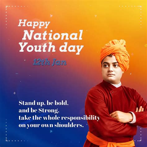 Happy National Youth Day 2025 wishes, quotes with Swami Vivekananda ...