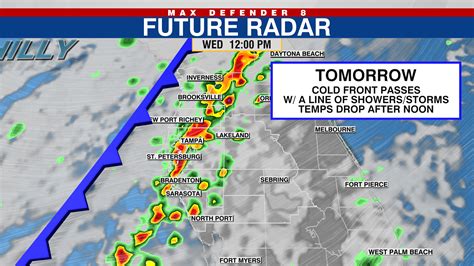 TIMELINE: Rain and frigid temperatures return to Tampa Bay area | WFLA