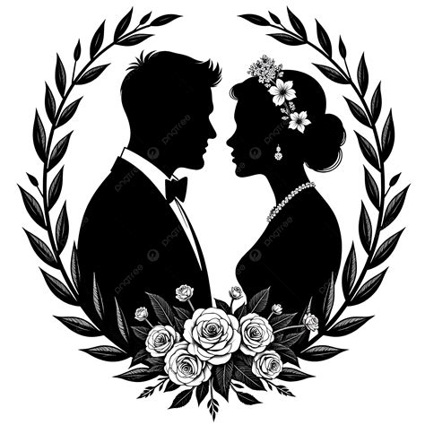 Clipart Silhouette Matrimonio