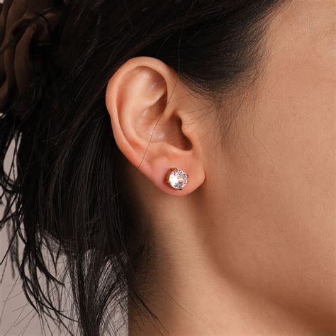 Prism Stud Earrings - 18K Gold Plated Online at best price