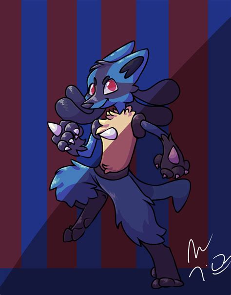 Lucario (FanArt) by NickIndustries1 on DeviantArt